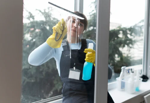 Nettoyage de vitres intérieures et extérieures à Courcelles-Sapicourt